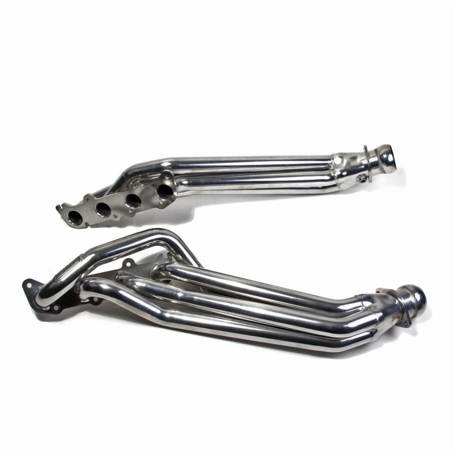 BBK Performance 18560 1-7/8 Long Tube Headers Polished Silver Ceramic Coated Fits select: 2011-2022 FORD MUSTANG