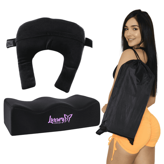 BBL Booty Pillow - Butt Lift Recovery Pillow & Buttocks Support Cushion - Post Surgery Recovery Seat + Cover Bag - Comfortable & Stylish Butt Lift Recovery Pillow