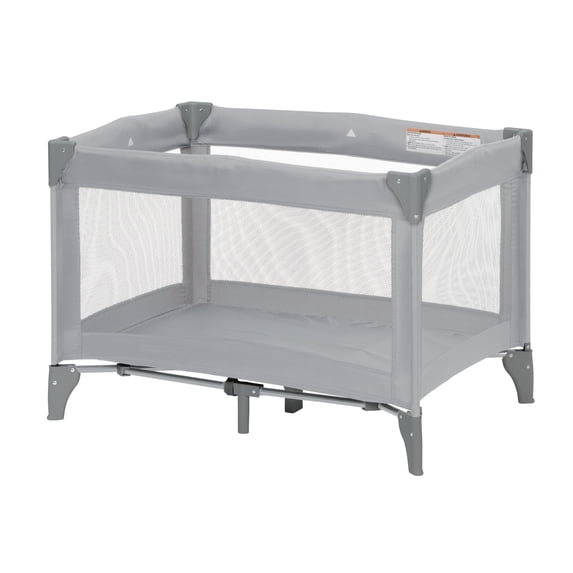 Babideal Portable Playpen for Babies with Mesh Sides and Padded Mat, Baby Essentials, Arctic Grey