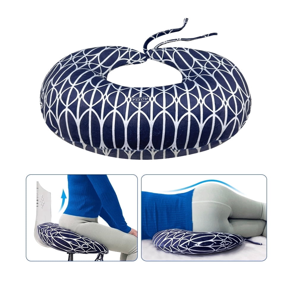 BBL Pillow After Surgery Brazilian Butt Lift Pillow Post Surgery Recovery for Sitting Sleeping Driving Booty Butt Pillow for Woman Lumbar Back Cushion Seat Foam
