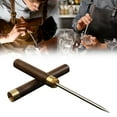 thumbnail image 1 of BBLCY Cutter Stainless Ice Pick Pick Tool With Cover Non Slip Wooden Handle Pick For Bars Kitchen Bartender Breaking Ice, 1 of 9