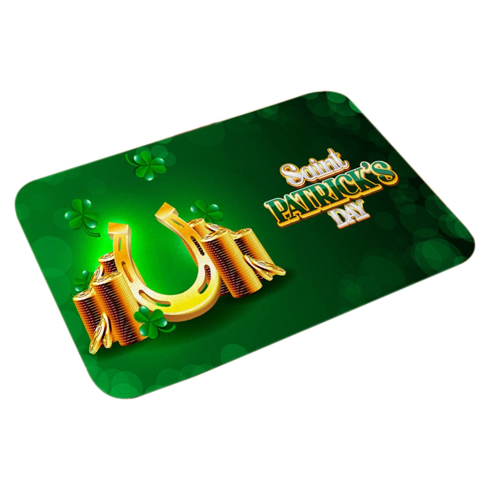 BBLCY Home Mall Clover Design Door Mat St Patricks Day Shamrock Non ...