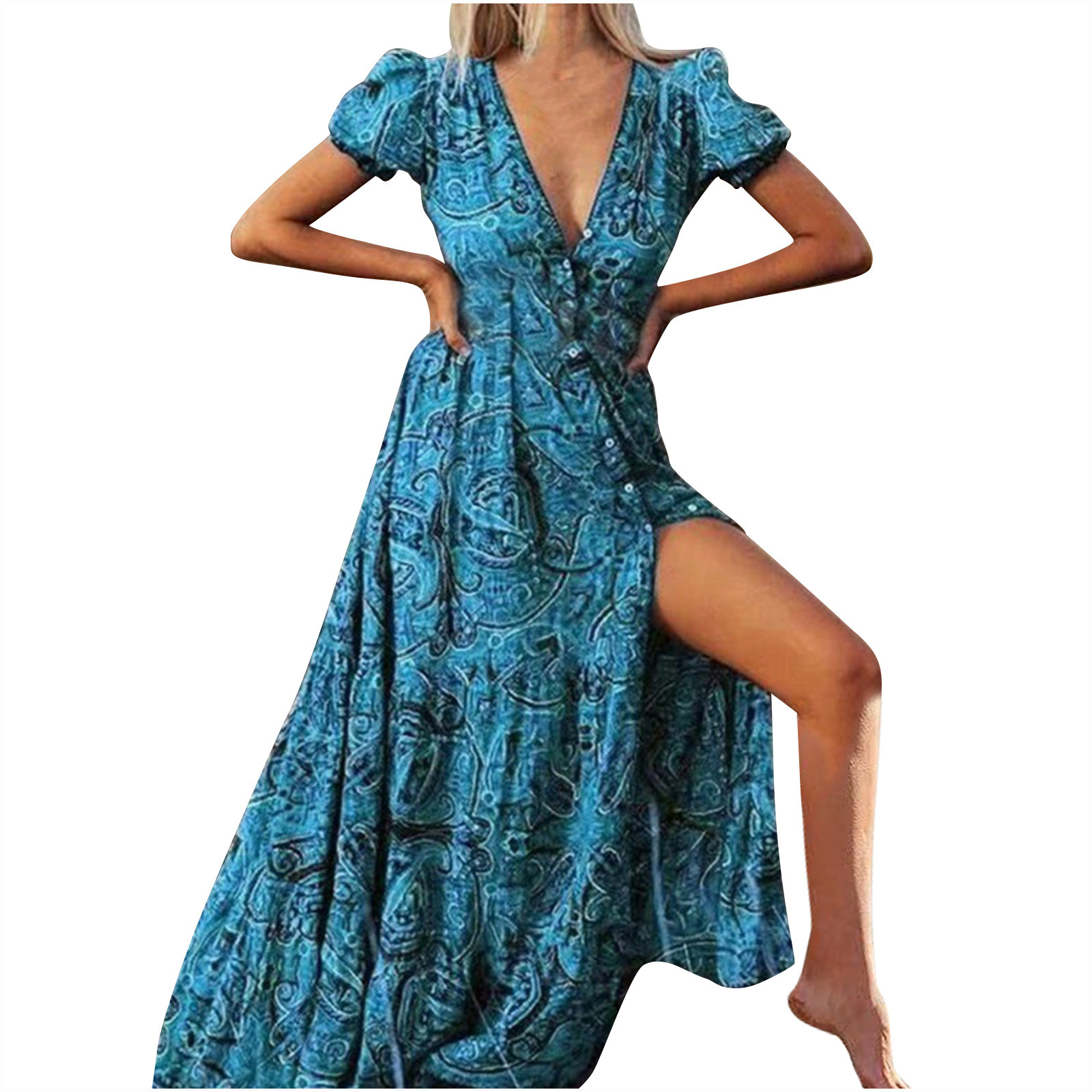 BBMHFW Black Funeral Dresses For Women 2024 Red Boho Dress 2024 Spring Dresses For Women Spring