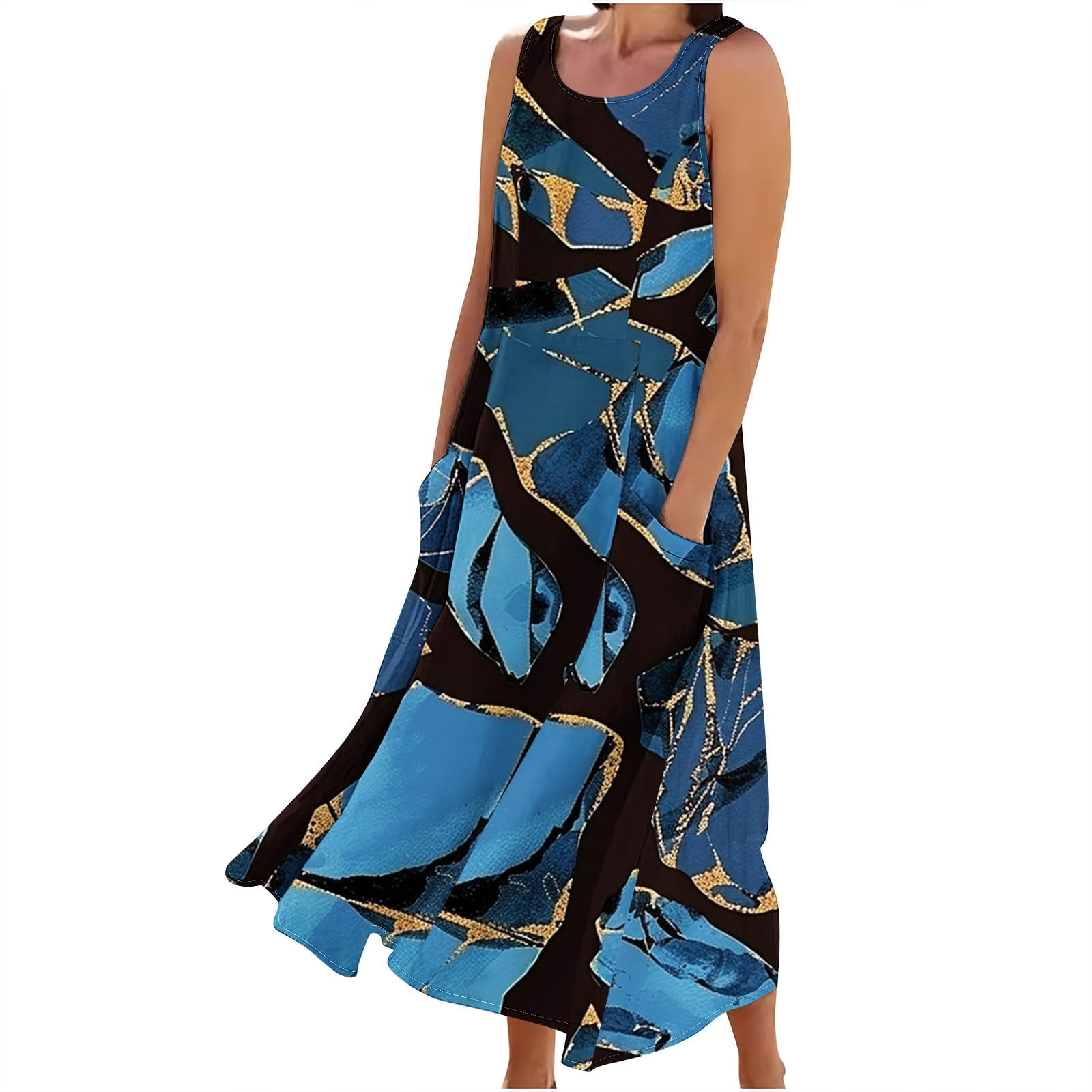 BBMHFW Maxi Dresses For Women 2024 Vacation Clothes For Women Dresses