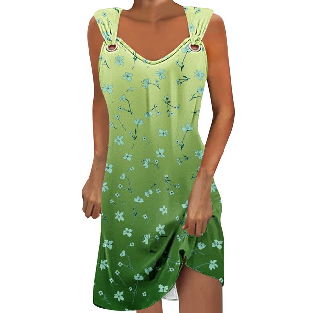 BBMHFW Sleeveless Cute Sun Dresses For Women Women'S Clothing Spring