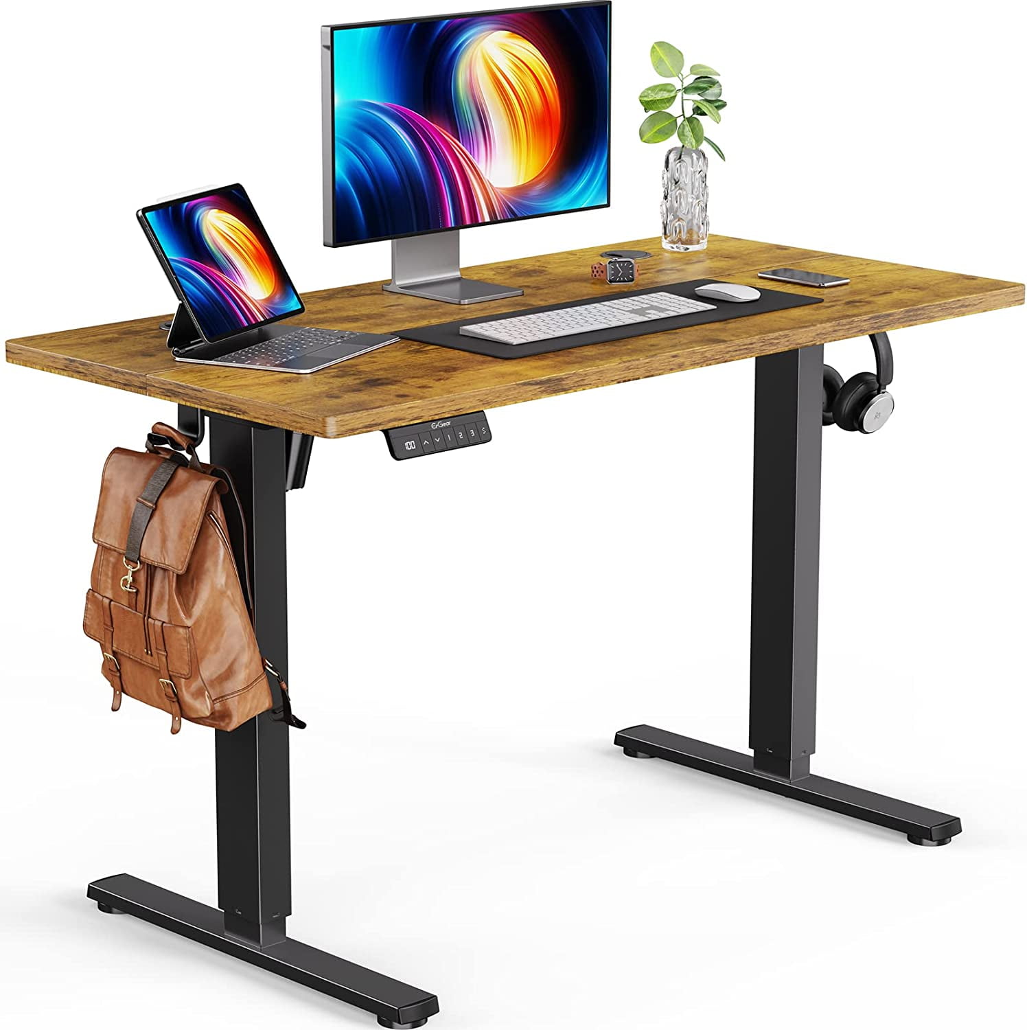BBNBDMZ Electric Standing Desk Height Adjustable Sit Stand up Desk with