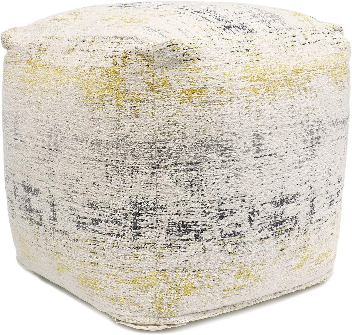 BBNBDMZ Pasargad Grandcanyon Premium Cotton Pouf Cotton Pouf Jacquard Woven Polly Beads Stuffed