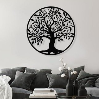 Family Tree Wall Decor Metal