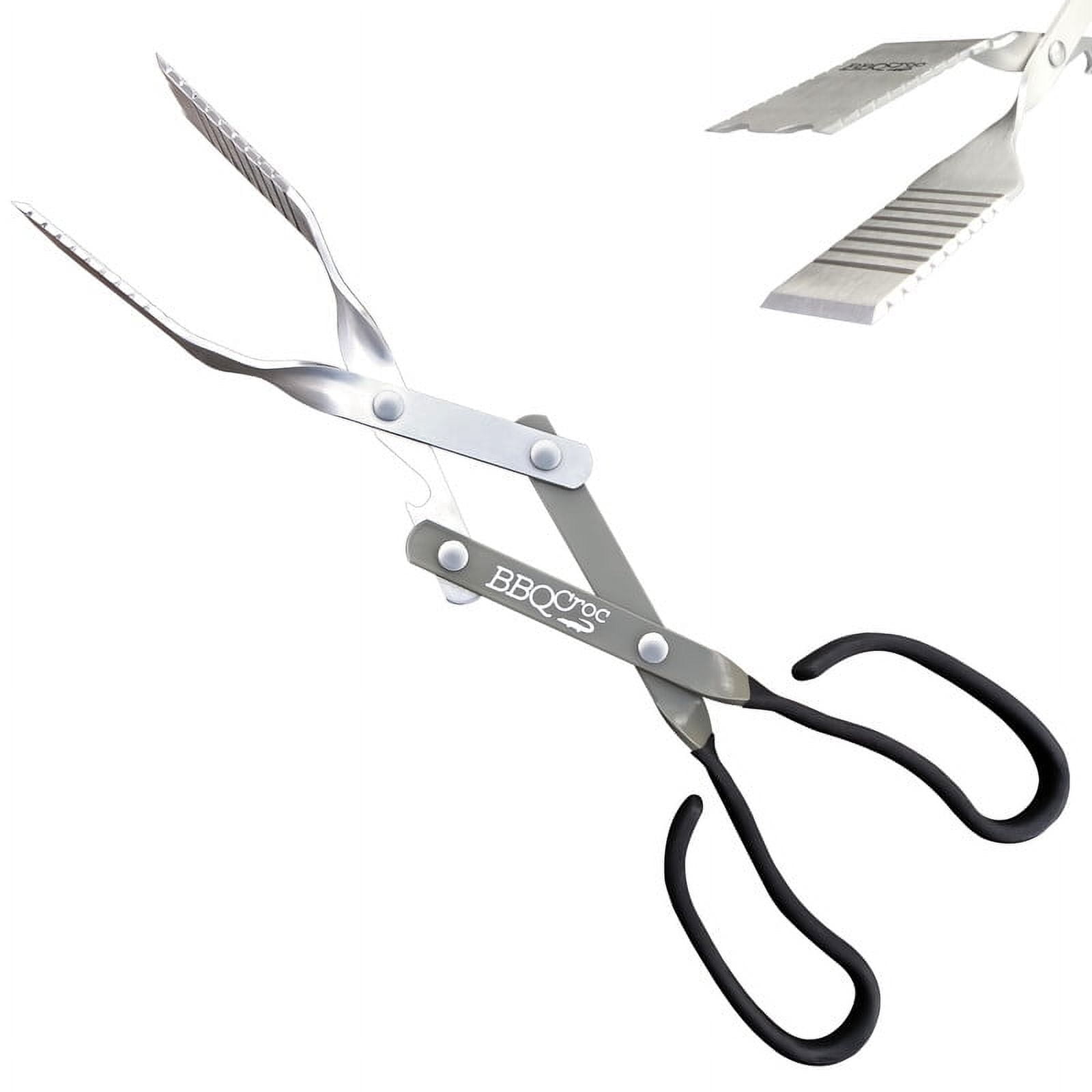 BBQ 3 in 1 Barbecue Tool 15" Extra Light Grill Tongs