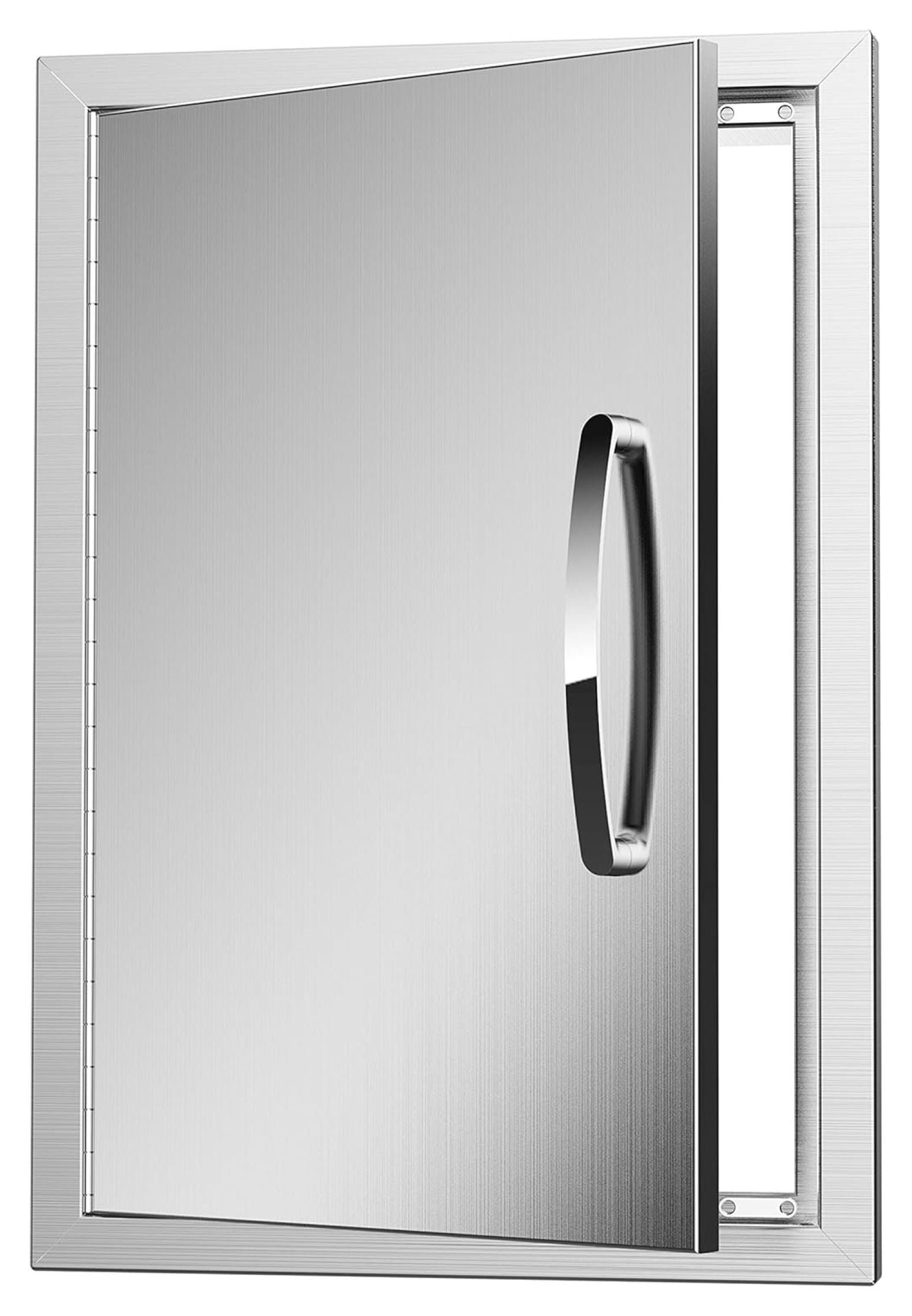 BBQ Access Door 17W x 24H Inch, Stainless Steel Single BBQ Doors
