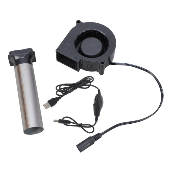BBQ Air Movers Blower Fan 5V,Variable Speed Centrifugal Fan with Speed Controllers Camping Charcoal Starte Fan