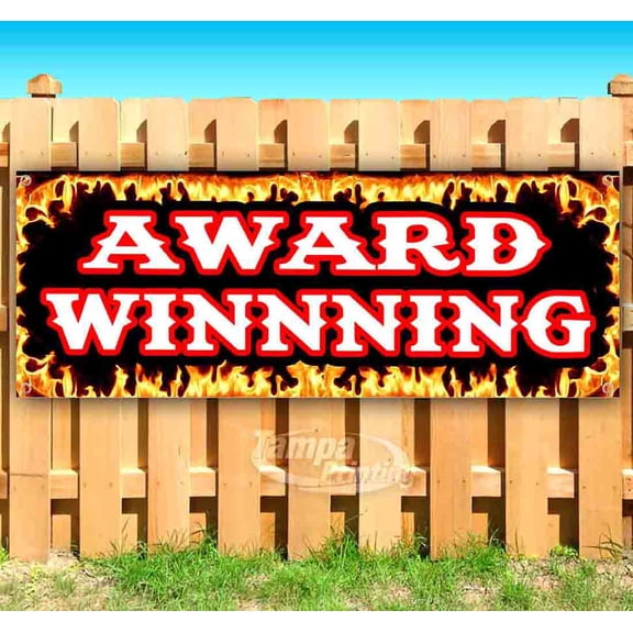 BBQ Award Winning 13 oz Vinyl Banner With Metal Grommets
