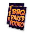 thumbnail image 1 of BBQ Baked Potato (24" X 36") 4mm Corrugated Plastic Panel, Graphics Applied To 1 Side (Pk of 2), 1 of 4