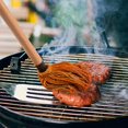 thumbnail image 1 of BBQ Basting Brush,Mop-Shaped Wood Handle Oil Brush with Detachable Cotton Head & Hanging Hook,For Grilling Baking,1PC,Yellow, 1 of 4
