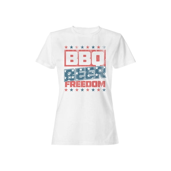 BBQ Beer Freedom USA Women's T-shirt