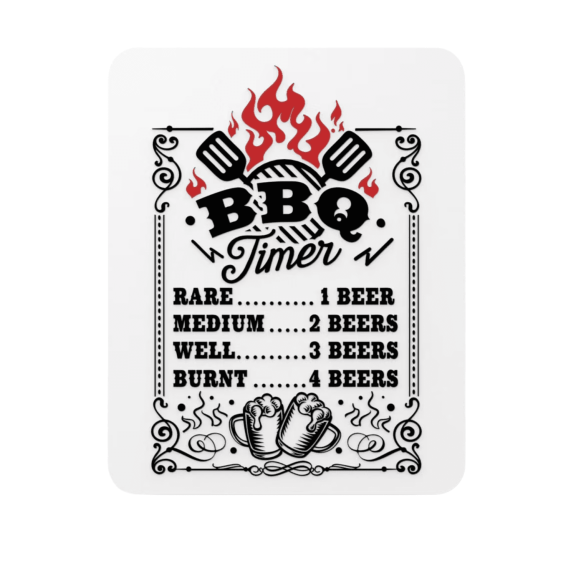 BBQ Big Meat Funny Wall Decor for Home or Office