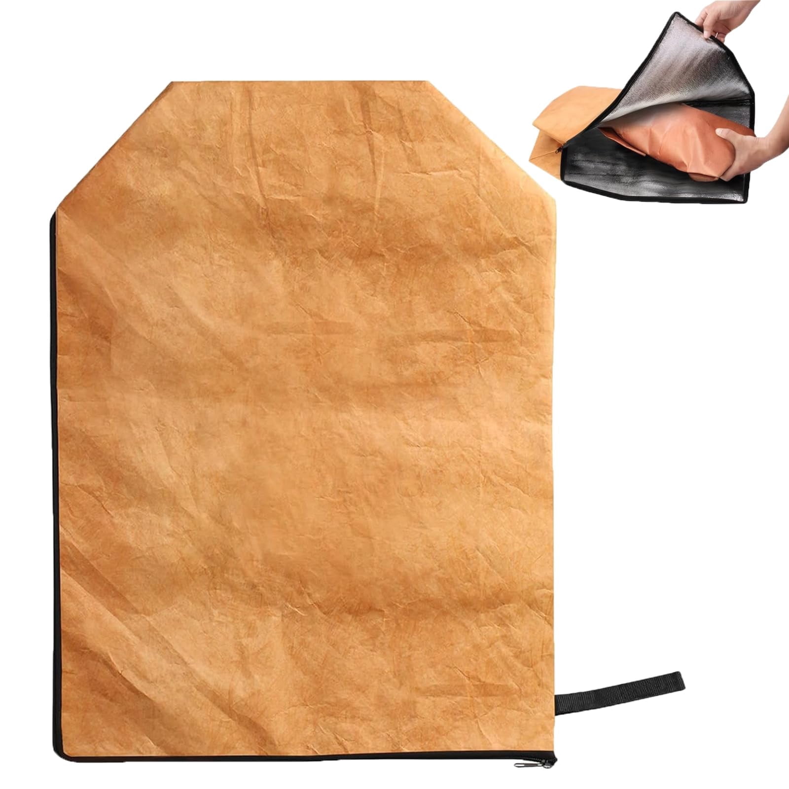 Large Insulated BBQ Meat Resting Bag & Blanket - Reusable For Brisket, Steak, Turkey, With Adjustable Strap