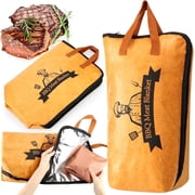 Mibote BBQ Blanket for Resting Meat, BBQ Brisket Blanket Meat for Smoking, Grilling Insulated Resting Bag with Wide Mouth for Large Brisket/TurkeyRegular 21in