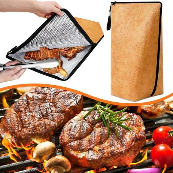 BBQ Blanket for Resting Meat, Reusable BBQ Blanket, Meat Insulated Resting Bag for Outdoor BBQ, Smokers and Grilling