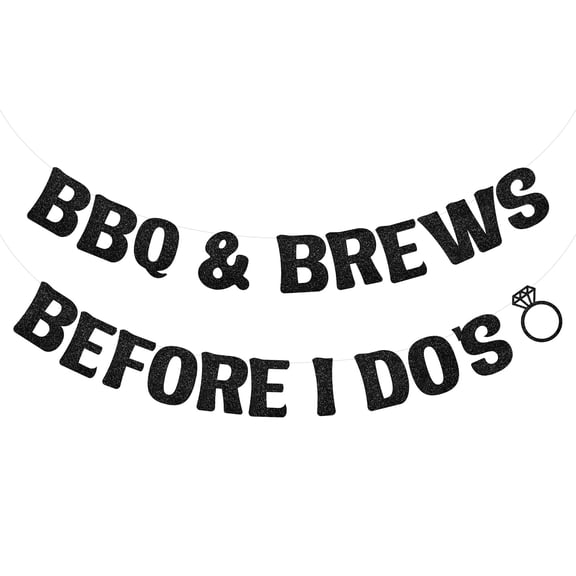 BBQ and Brews Before I Dos Bridal Shower Banner, Summer Backyard Barbecue I Do Couples Shower Sign Bachelorette Wedding Engagement Decor, Picnic BBQ Grill Party Decoration Supplies
