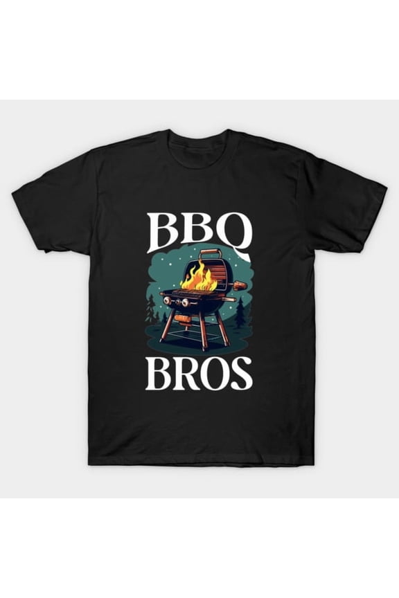 BBQ Bros Barbecue Team Funny Grill Master Smoker Cookout Competition Gift Unisex T-Shirt