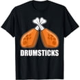 thumbnail image 1 of BBQ Chicken Drumsticks for Drummer T-Shirt, 1 of 3