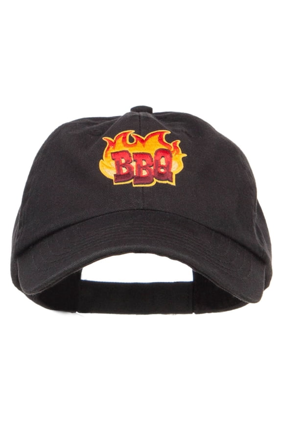 BBQ Cooking Patched Pet Spun Cap - Black OSFM