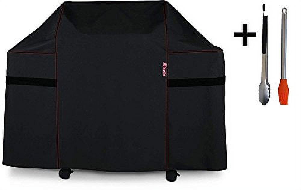 BBQ Coverpro 82836 Heavy Duty Grill Cover for Weber Summit 400-Series Gas Grills (Compared to The Weber 7108 Grill Cover) Including Basting Brush and Tongs - image 1 of 3