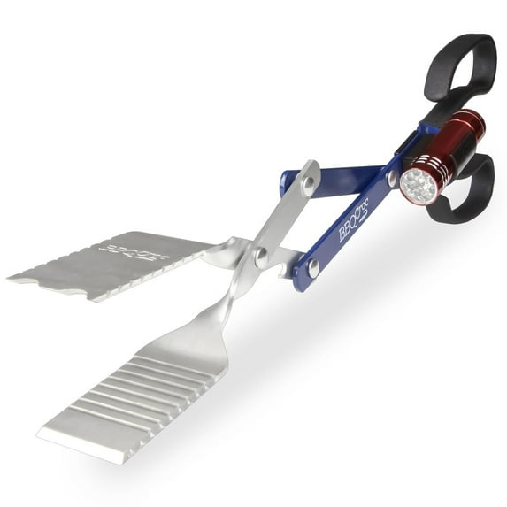 BBQ Croc 18 Inch Cooking & Grilling Multi Tool with Tongs and Scraper Brush