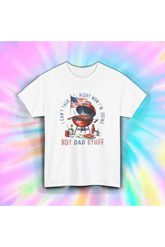 BBQ Dad Funny Grillmaster Hot Dad Stuff Summer Cooking Unisex T-Shirt up to size 5XL
