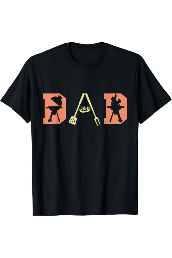 BBQ Dad Grilling Grillmaster Smoking Meat Lover Griller Dad T-Shirt