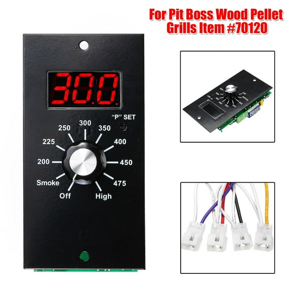 BBQ Digital Thermostat Control Board 120V For Pit Boss Wood Pellet Grills Item 200 ? C ~ 475 ? C