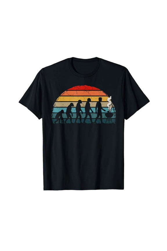 BBQ Evolution Grilling Graphic T-Shirt - Comfort Colors for BBQ Lovers