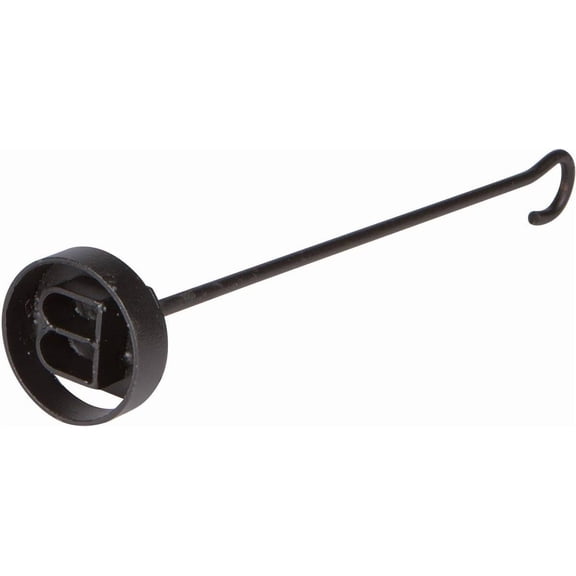 BBQ Fans Circle B Branding Iron for Steak, Buns, Wood & Leather | Includes Pine Gift Box & Wood Steak Plate