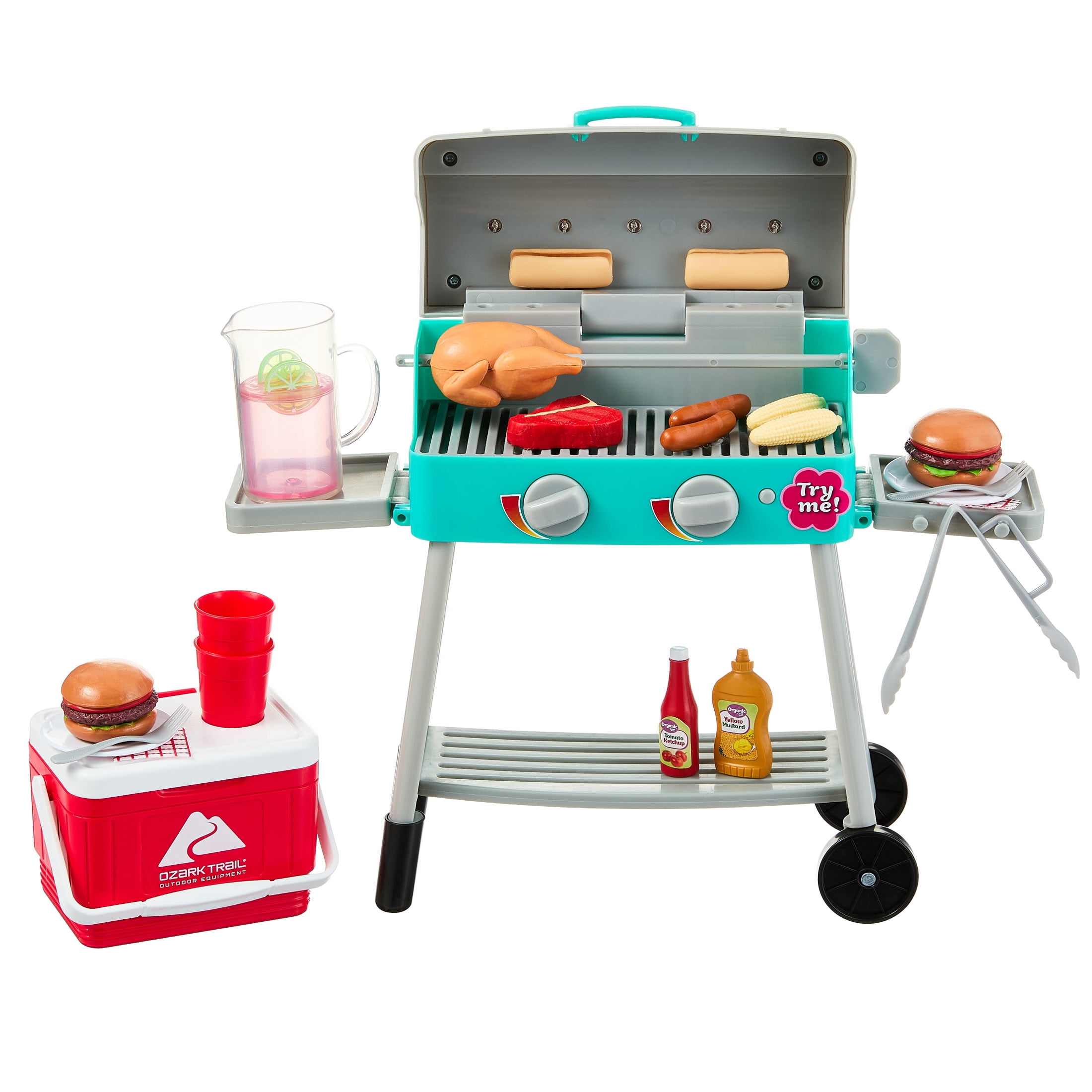 My Life As BBQ Grill Play Set for 18-Inch Dolls, 27 Pieces