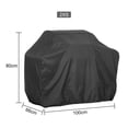 thumbnail image 1 of BBQ Gas Grill Cover Barbecue Waterproof Outdoor Heavy Duty Protection Dust-proof Rainproof Cloth Cover Square Barbecue Supplies 3XS-XL, 1 of 7