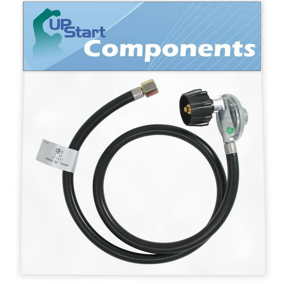 BBQ Gas Grill Propane Regulator Hose Replacement Parts for Weber 3740101 - Compatible Barbeque 41 Inch Regulator and Hose