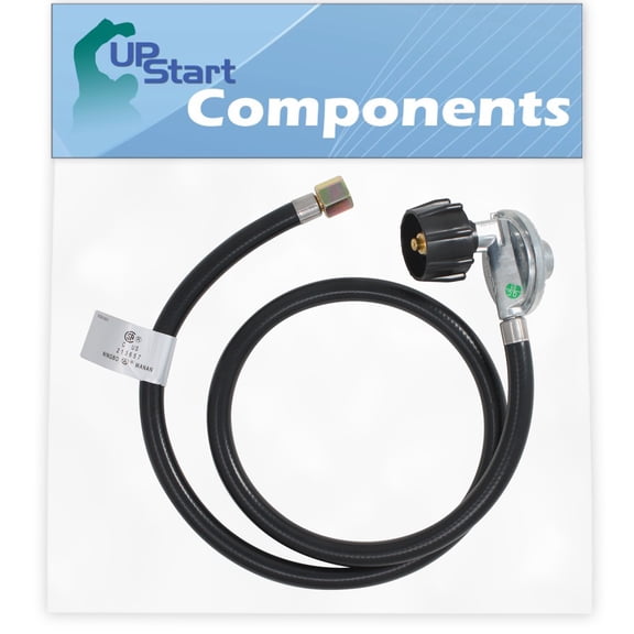 BBQ Gas Grill Propane Regulator Hose Replacement Parts for Weber GENESIS S-320 LP (2007) - Compatible Barbeque 41 Inch Regulator and Hose
