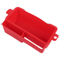 BBQ Grease Drip Tray Grease Tray, Silicone Grill Oil Drain Box Food