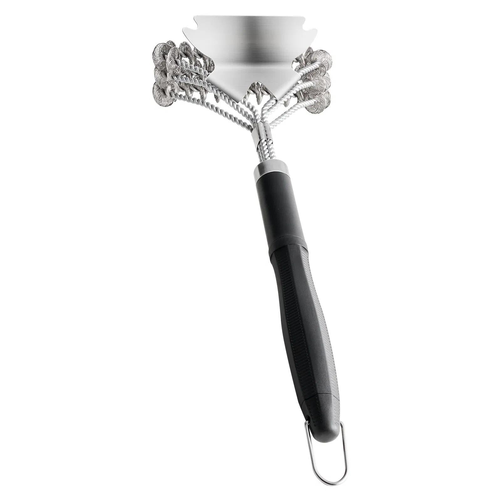 BBQ Grill Brush and Scraper Stainless Steel Bristle Free Grill Cleaner