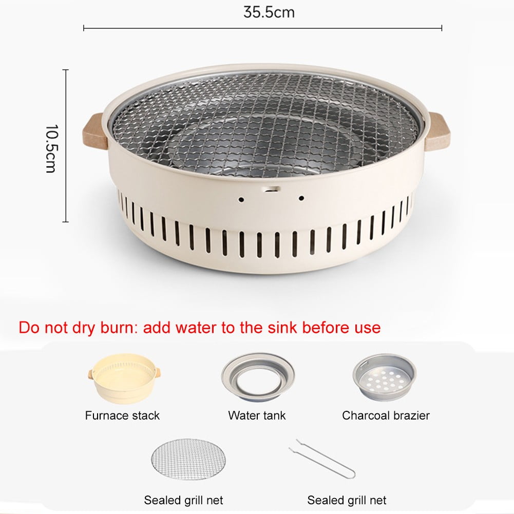 BBQ Grill Charcoal Smokeless Burner Multifunctional Wood Stoves Tent