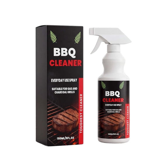 BBQ Grill Cleaner 150ml Degreaser For Gas Charcoal Grills Kitchen Oven And Cooking Surfaces Powerful Grease And Stain Remover