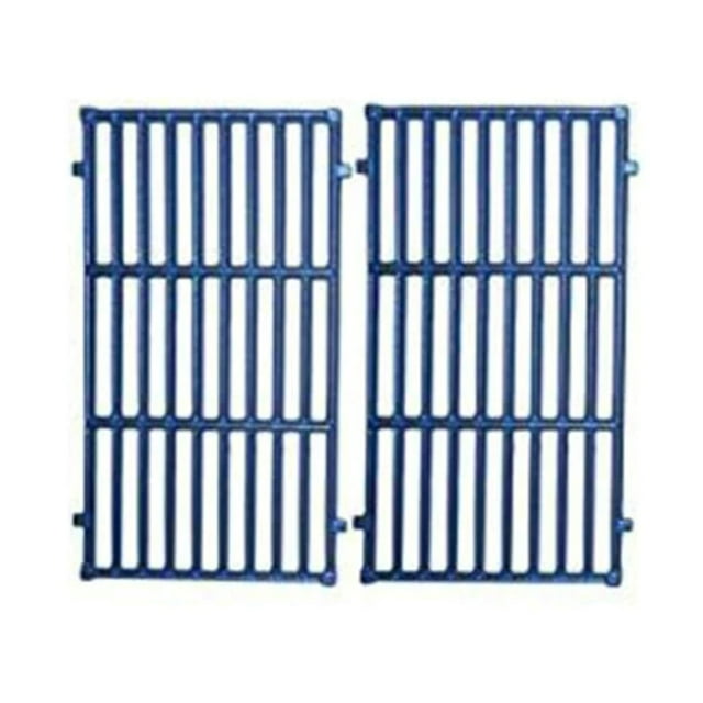 BBQ Grill Compatible With Weber Grills 2 Piece Matte Cast Iron Cooking Grates 17 7/16 x 20 1/2 BCP63832