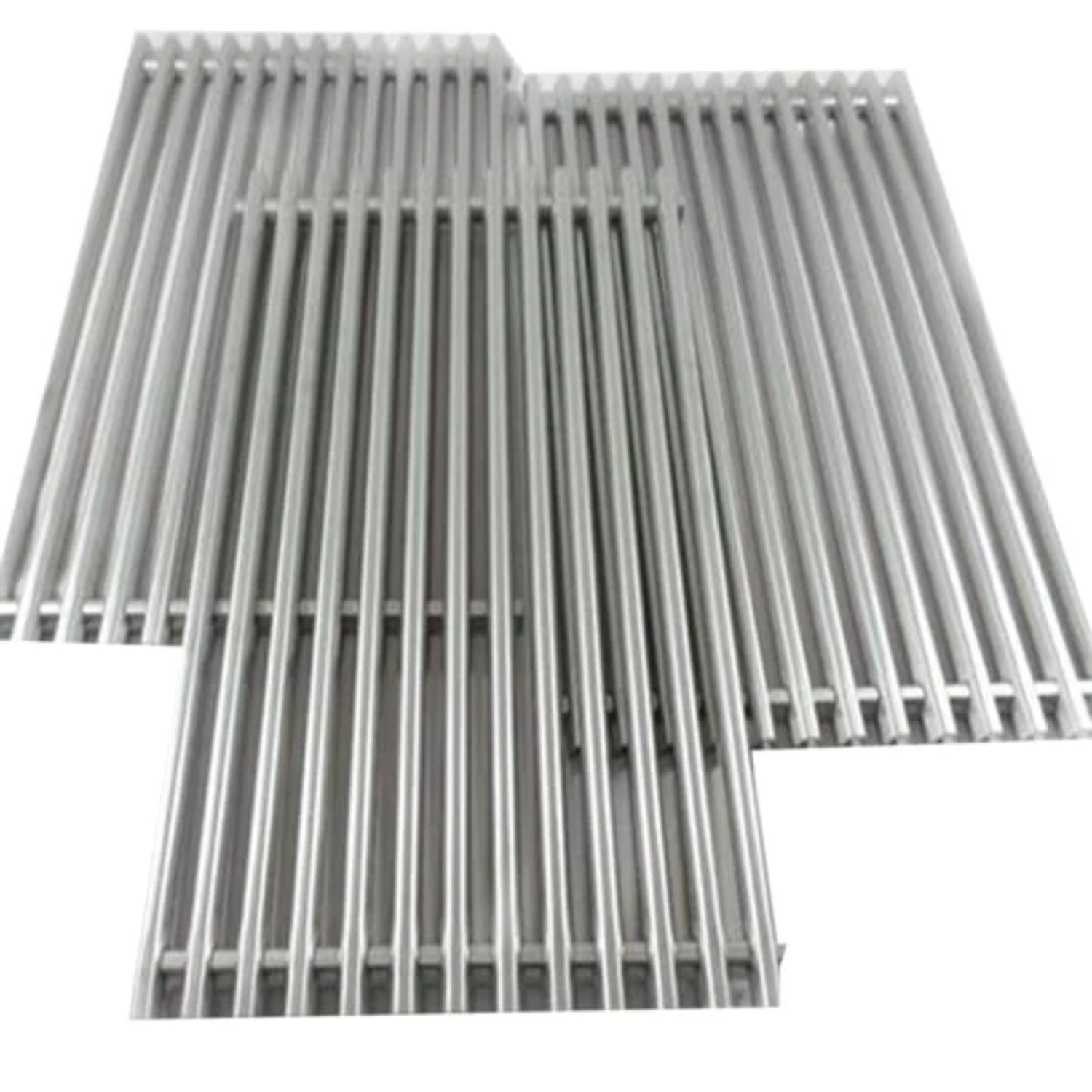 BBQ Grill Compatible With Weber Grills 3 Piece SS Grates 17-1/4 x 35-1/4 BCP85312 - image 1 of 4
