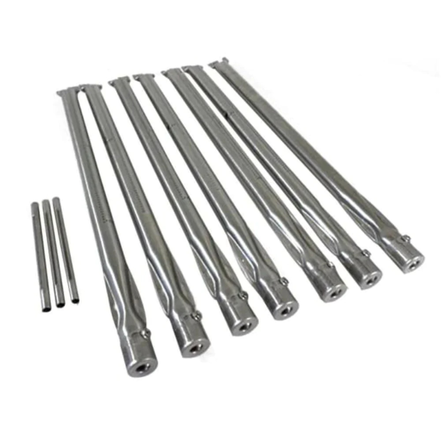 BBQ Grill Compatible With Weber Grills 6-Pack SS Burner  Smoker Set (Plus 3 Crossover Burner Tubes) BCP85663 - image 1 of 4
