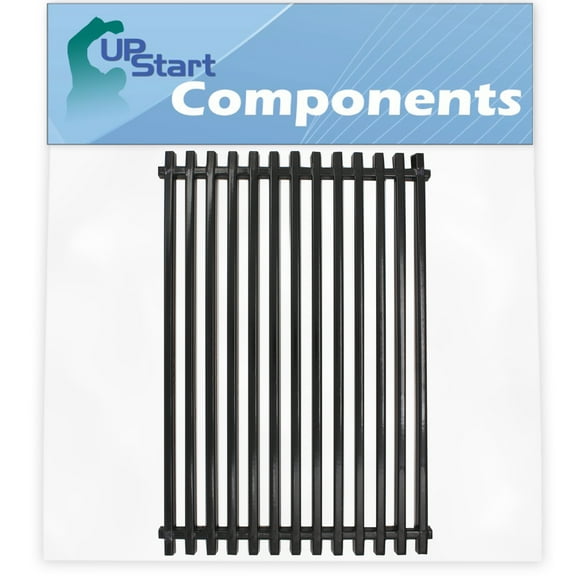 BBQ Grill Cooking Grates Replacement Parts for Weber GENESIS SILVER B NG W CAST IRON GRATES (2000-2001) - Compatible Barbeque Porcelain Coated Steel Grid 17 3/4"