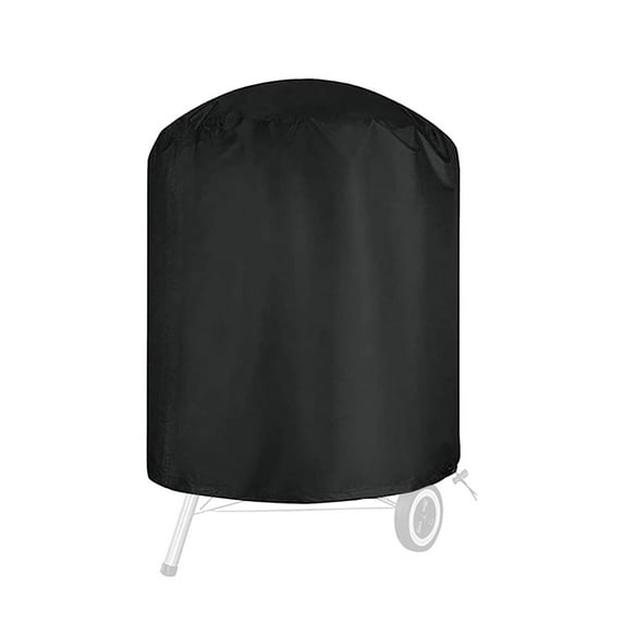 BBQ Grill Cover, 28/35 Inch Charcoal Kettle Grill Cover, Heavy Duty Waterproof & Dustproof Oxford Fabric Round Barbecue Grill Cover with Drawstring Closure for Char-Broil and More Grills