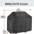 BBQ Grill Cover Barbecue Round Cover Waterproof for Garden Patio