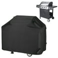 thumbnail image 1 of BBQ Grill Cover, Waterproof 210D Polyester Gas Grill Protector with Drawstring & Stickers, Rip-resistant Burner Grill Smoker Cover, Compatible with Weber Char Broil, 58" x 24" x 46", 1 of 6