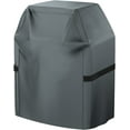 thumbnail image 1 of BBQ Grill Cover, Waterproof, Weather Resistant, Rip-Proof, Anti-UV, Fade Resistant, with Adjustable Velcro Strap, Gas Grill Cover for Weber,Char Broil,Nexgrill Grills, etc. 32 inch, Gray, 1 of 14